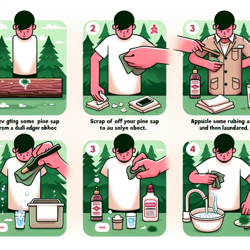 how to remove pine sap from clothing