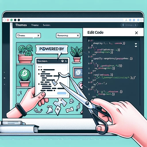 how to remove powered by shopify