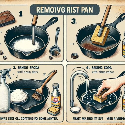 how to remove rust from cast iron pan