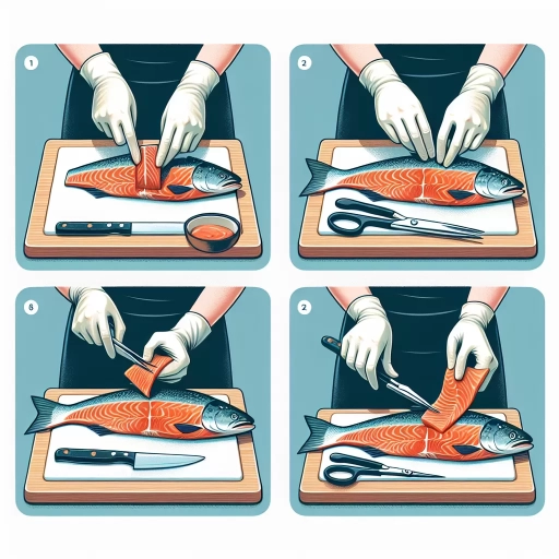 how to remove salmon skin