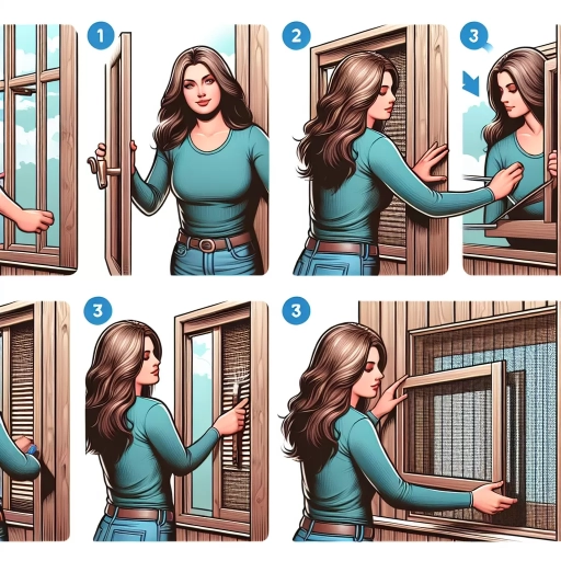 how to remove screen from window