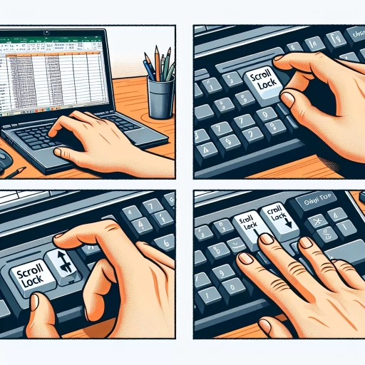 how to remove scroll lock in excel