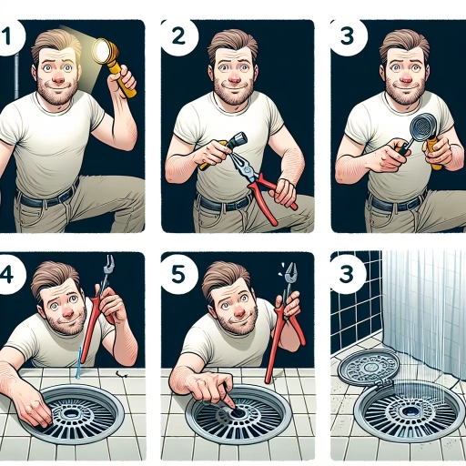 how to remove shower drain cover