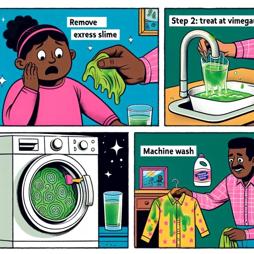 how to remove slime from clothes