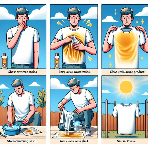 how to remove sweat stains