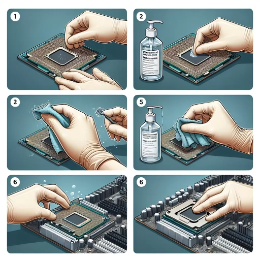 how to remove thermal paste