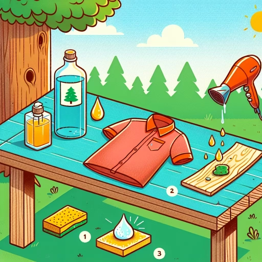 how to remove tree sap from clothing