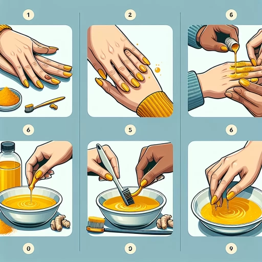 how to remove turmeric stains from nails