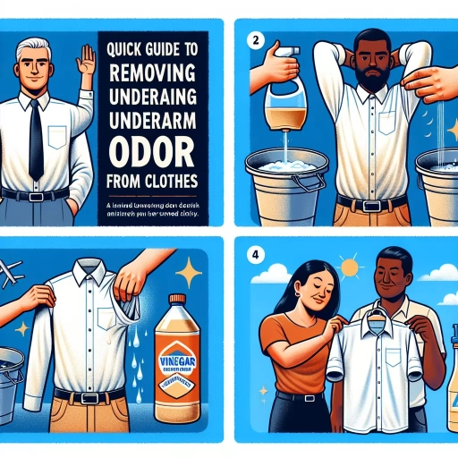 how to remove underarm odor from clothes fast
