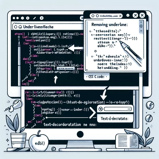 how to remove underline from link in css