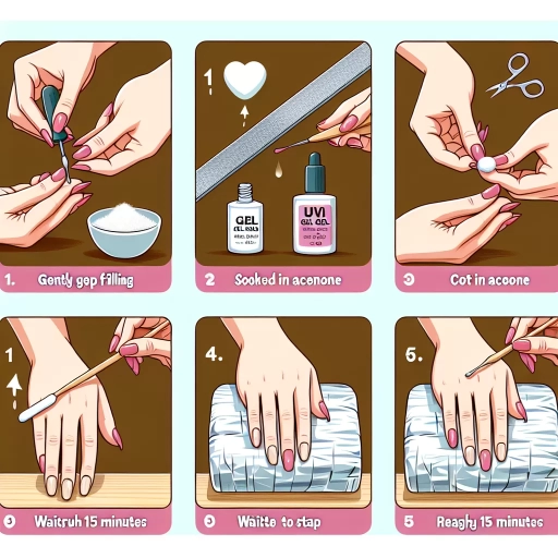 how to remove uv gel nails
