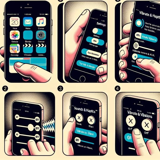 how to remove vibration on iphone