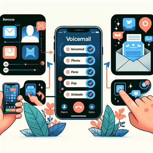 how to remove voicemail on iphone