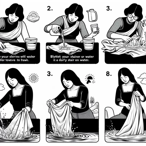 how to remove water stains from fabric