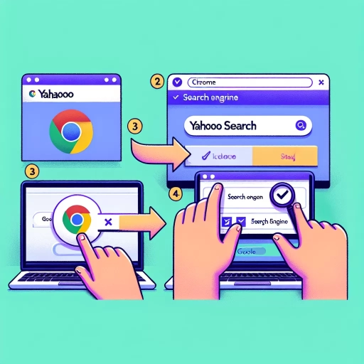 how to remove yahoo search from chrome