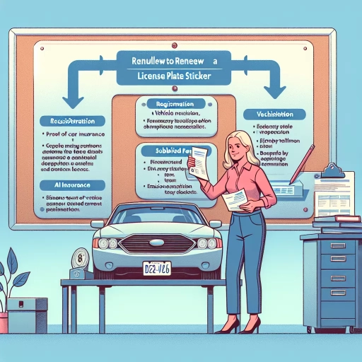 how to renew license plate sticker