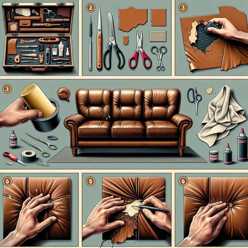 how to repair leather sofa