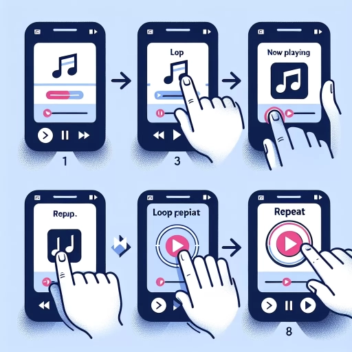 how to repeat a song on spotify