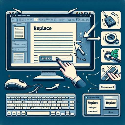 how to replace a word in word
