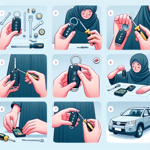 how to replace car key battery