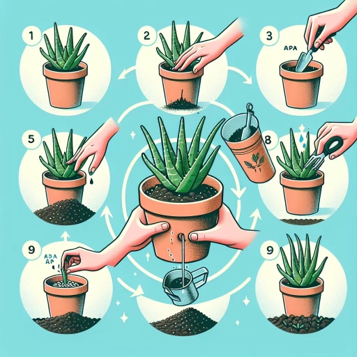 how to replant aloe vera
