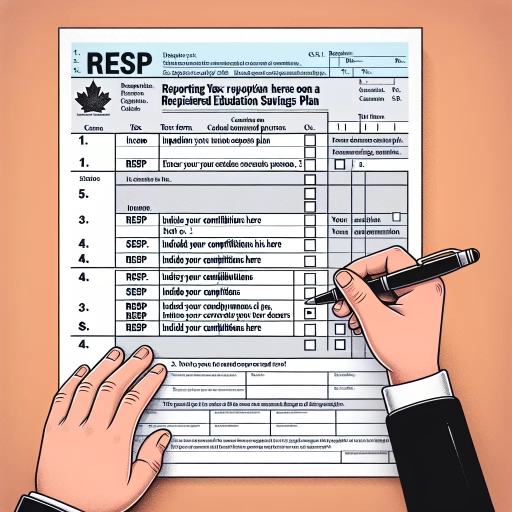 how to report resp on tax return