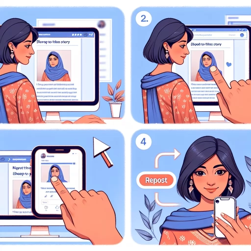 how to repost a story