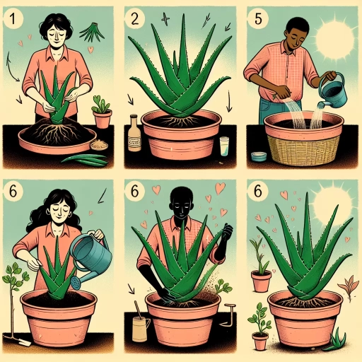 how to repot aloe vera