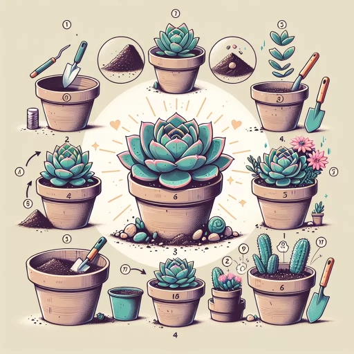 how to repot succulents