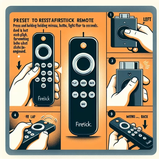 how to reset a firestick remote