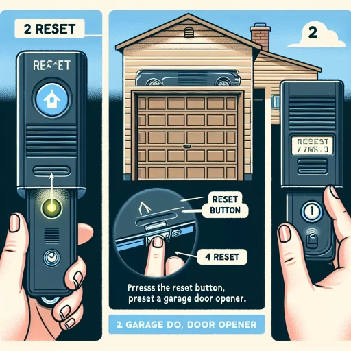 how to reset chamberlain garage door opener