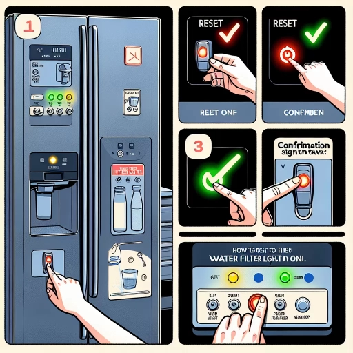 how to reset filter light on samsung fridge