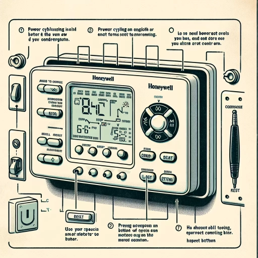 how to reset honeywell thermostat old model