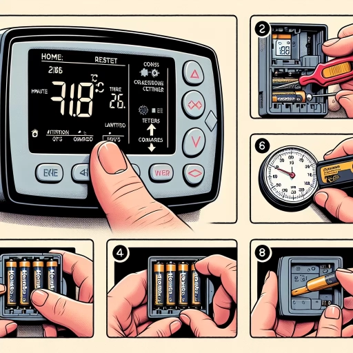 how to reset honeywell thermostat with no reset button