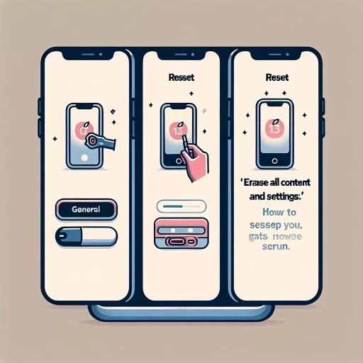 how to reset iphone 13