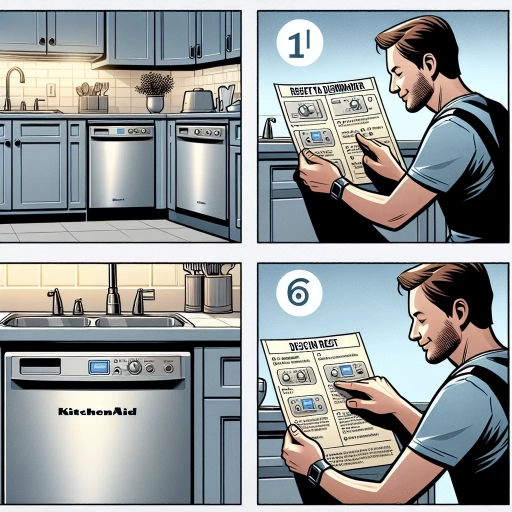how to reset kitchenaid dishwasher