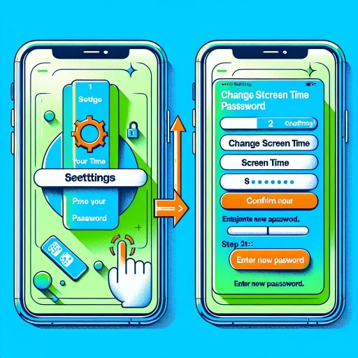 how to reset screen time password