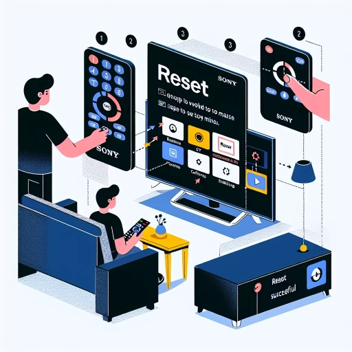 how to reset sony tv