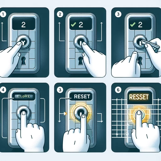 how to reset weiser smart lock