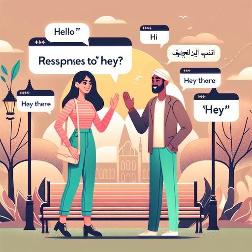 how to respond to hey