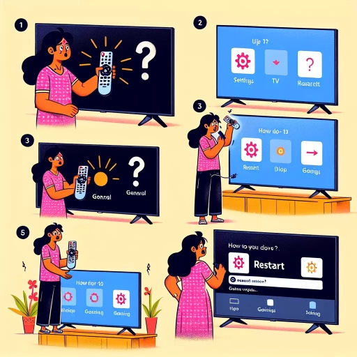how to restart samsung tv