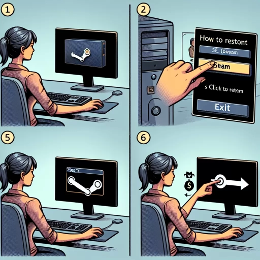 how to restart steam