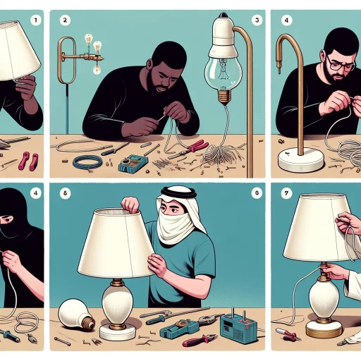 how to rewire a lamp