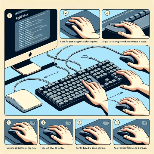 how to right click without a mouse