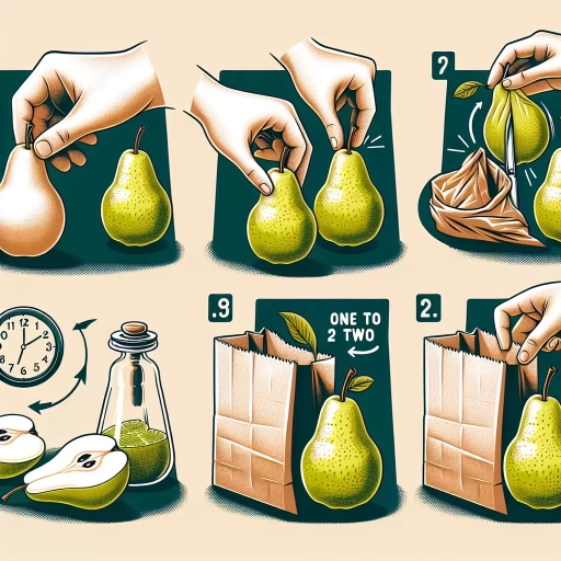 how to ripen pears quickly