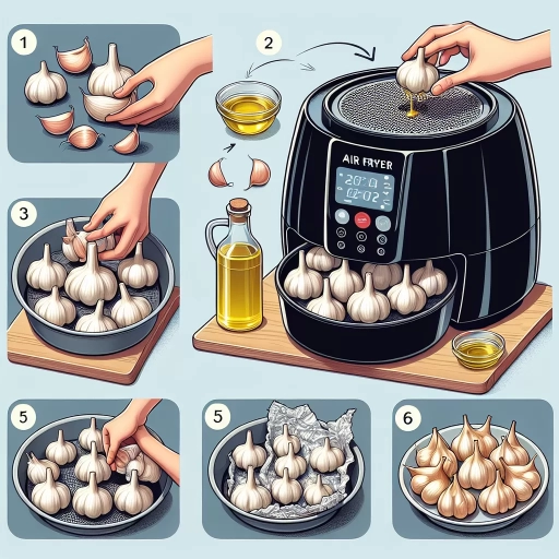 how to roast garlic in air fryer