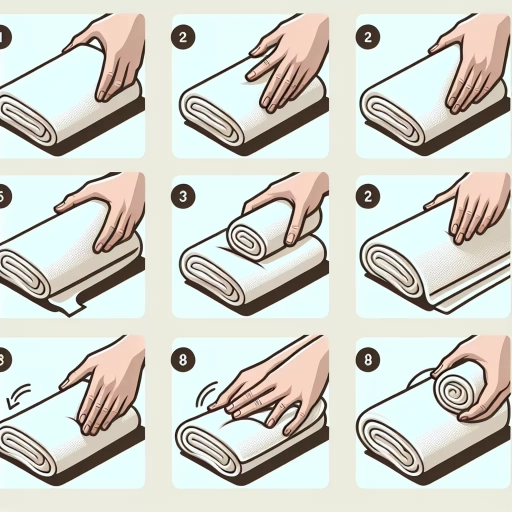 how to roll a towel