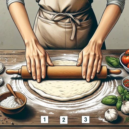 how to roll out pizza dough