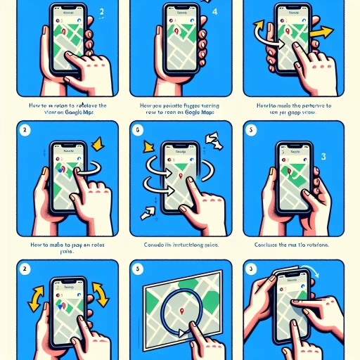 how to rotate google maps