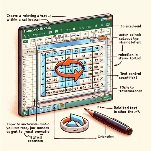 how to rotate text in excel